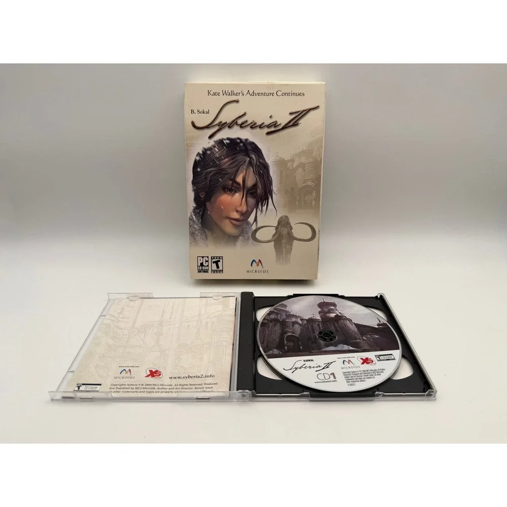 Syberia II PC CD-ROM Game Benoit Sokal Kate Walker Adventure Microïds V126